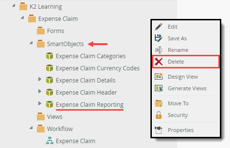 Delete SmartObjects