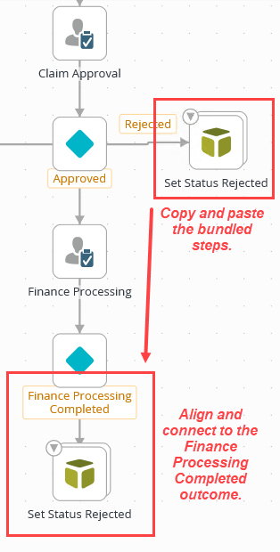 Copy Bundled Steps