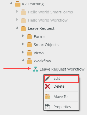 Edit the Leave Request Workflow
