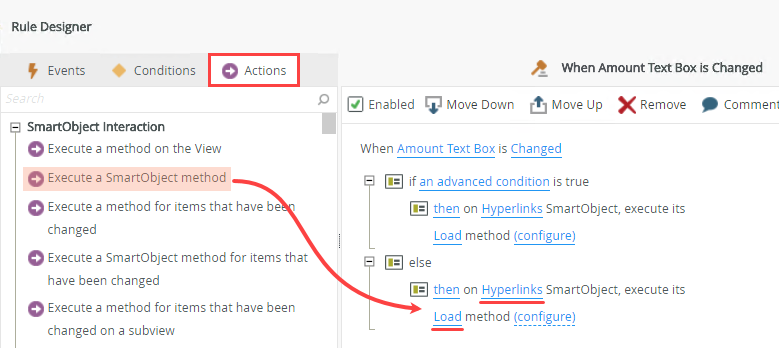 Execute SmartObject Method