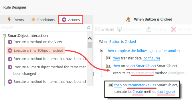 Execute a SmartObject Method