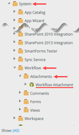 Workflow Attachment SmartObject