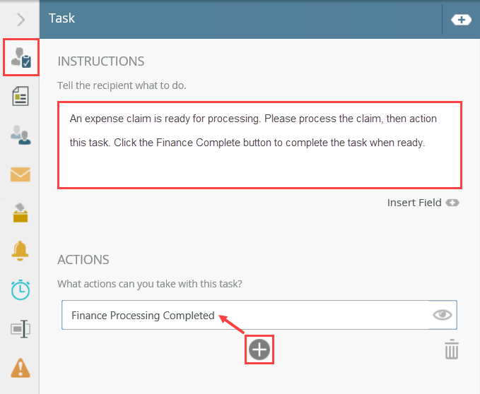 Configure Actions