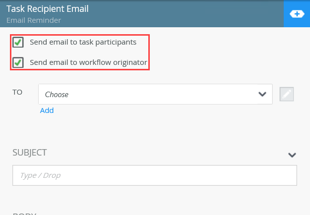 Configure Escalation Email Recipients