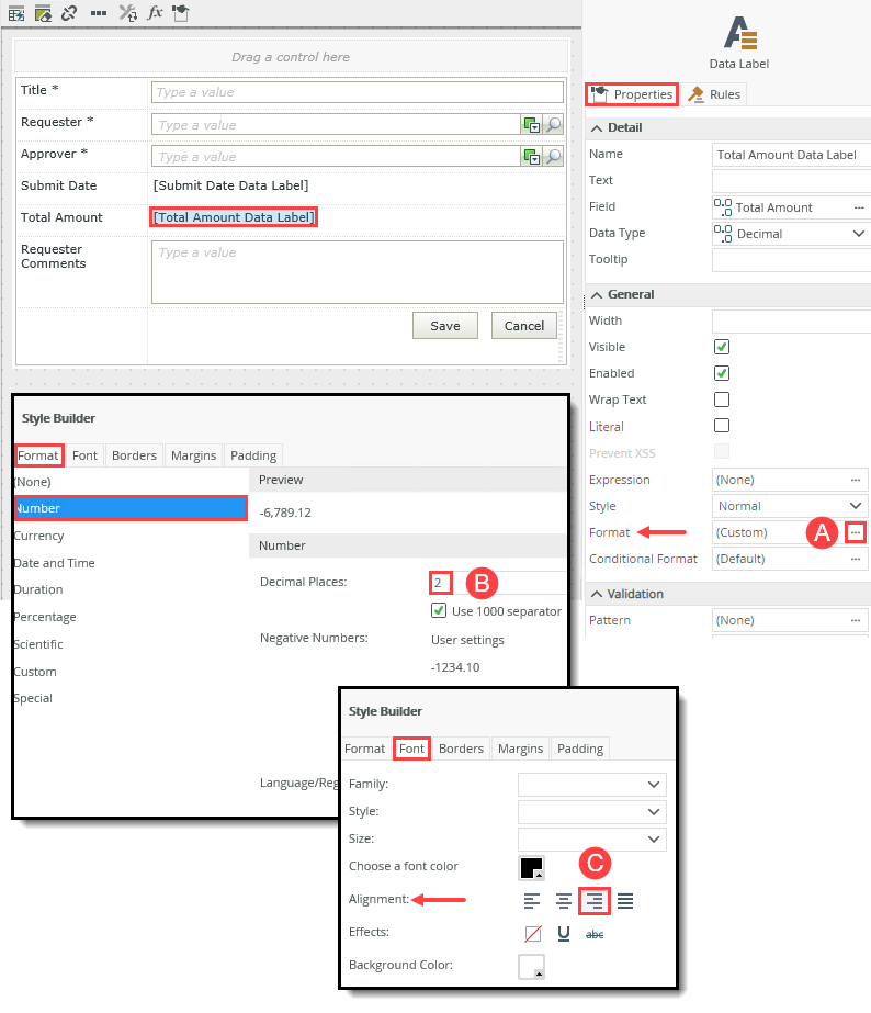 Edit Control Styles