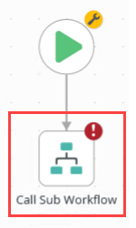 Add Call Sub Workflow Step