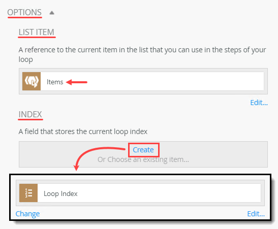 Create Reference and Index