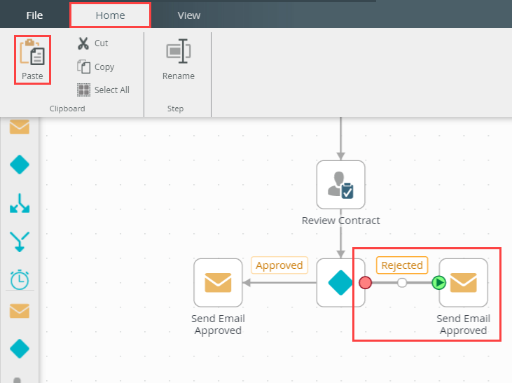 Paste Email Step