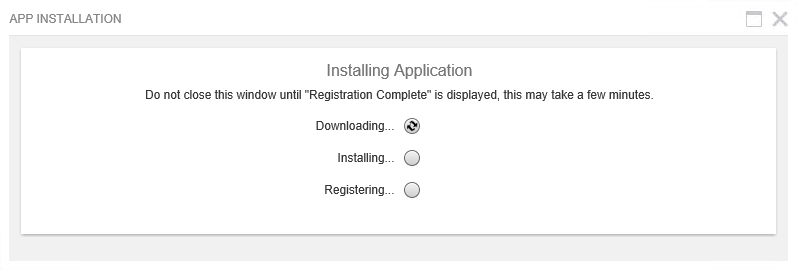 Installing Application