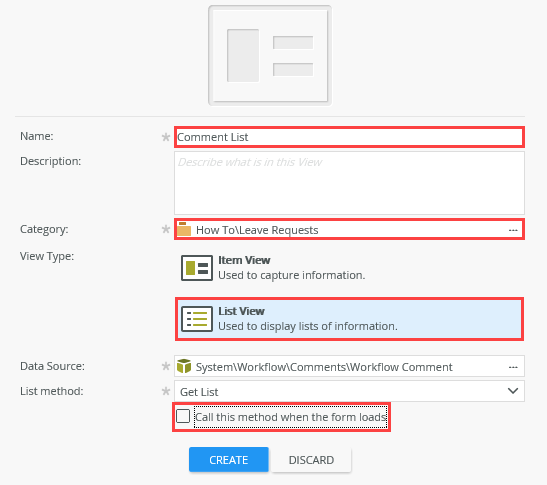 Generate List View