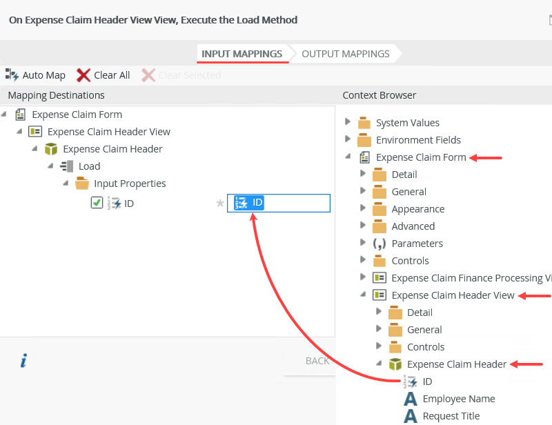 Map SmartObject ID to Input Properties