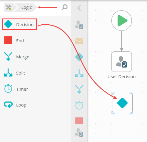 Adding a Decision Step to the Canvas