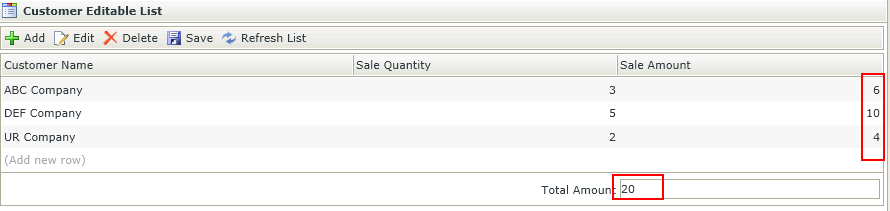 How To: Use Expressions on an Editable List View