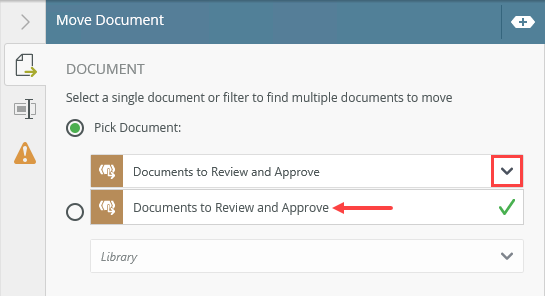 Pick Document to Move