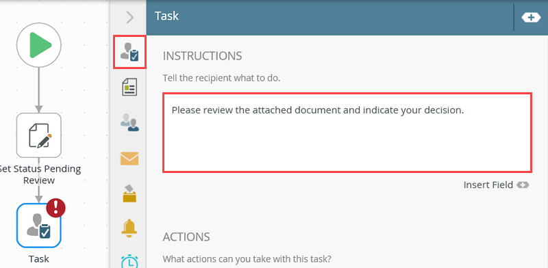 Task Step Instructions