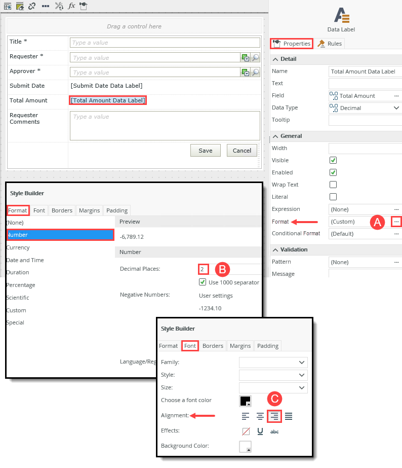 Edit Control Styles