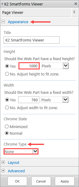 Set Web Part Properties