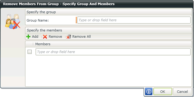 Remove Members From Group Screen