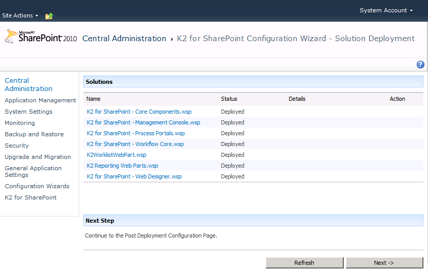 Solutions Deployment