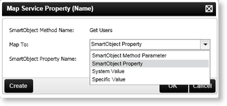 Add Service Object Method screen