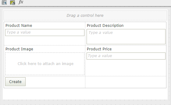 Product Entry View