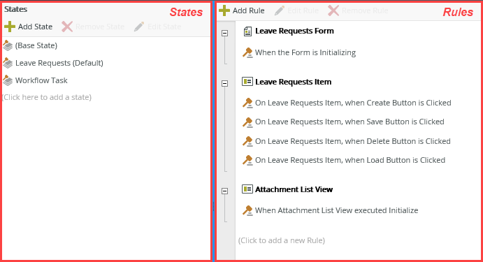 States and Rules