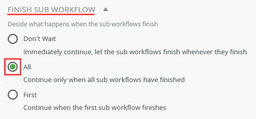 Wait For Sub Workflows