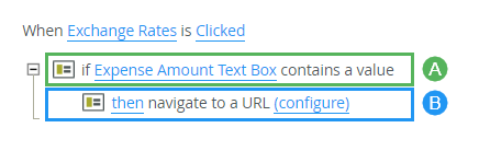 Navigate to a URL Rule