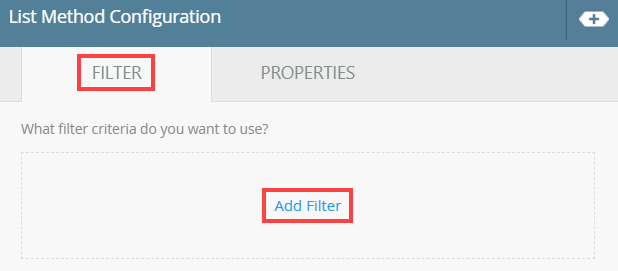 Add Filter