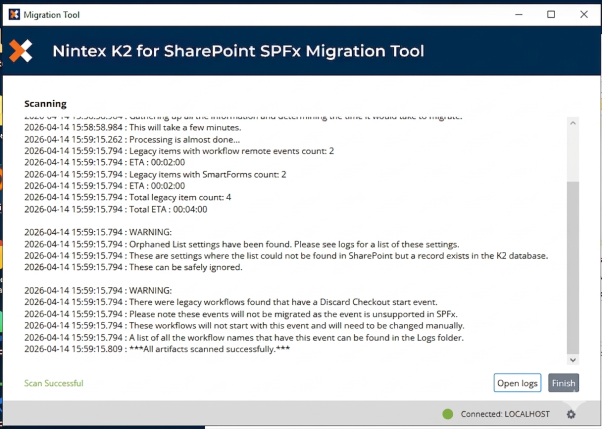 Nintex K2 Cloud SPFx Migration Tool