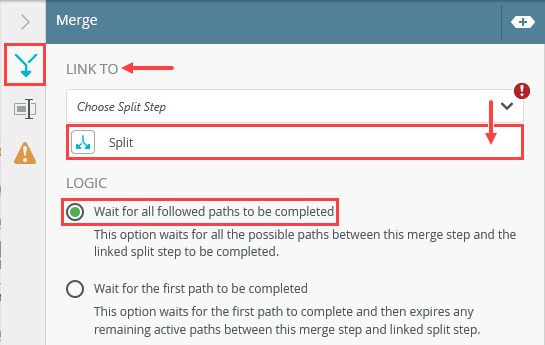 Configure Merge Step