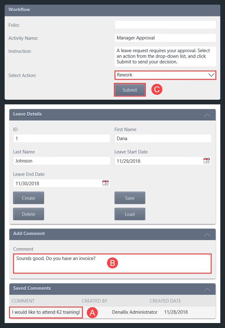 Manager Approval Form