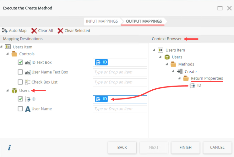 Output Mappings