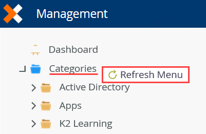 Refresh Menu