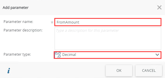 Adding a Parameter