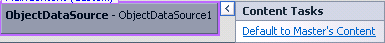 ObjectDataSource Control