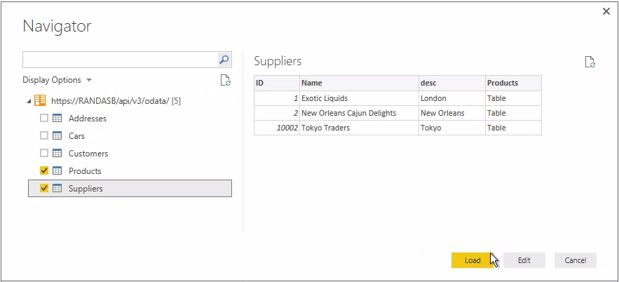 Подключение power bi к 1с через odata