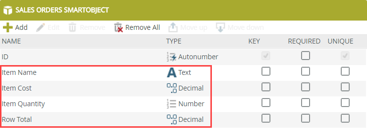 SmartObject Properties