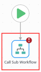 Add Call Sub Workflow Step