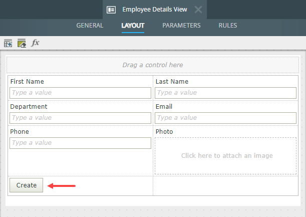 Employee Details View