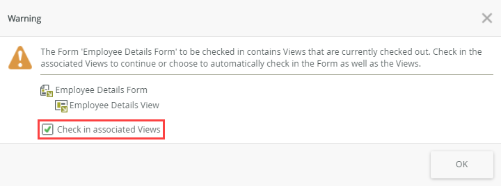 Check In Form and View
