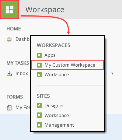 Apps Workspace