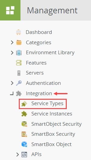 Open Service Types