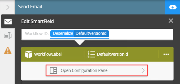 Open Configuration Panel