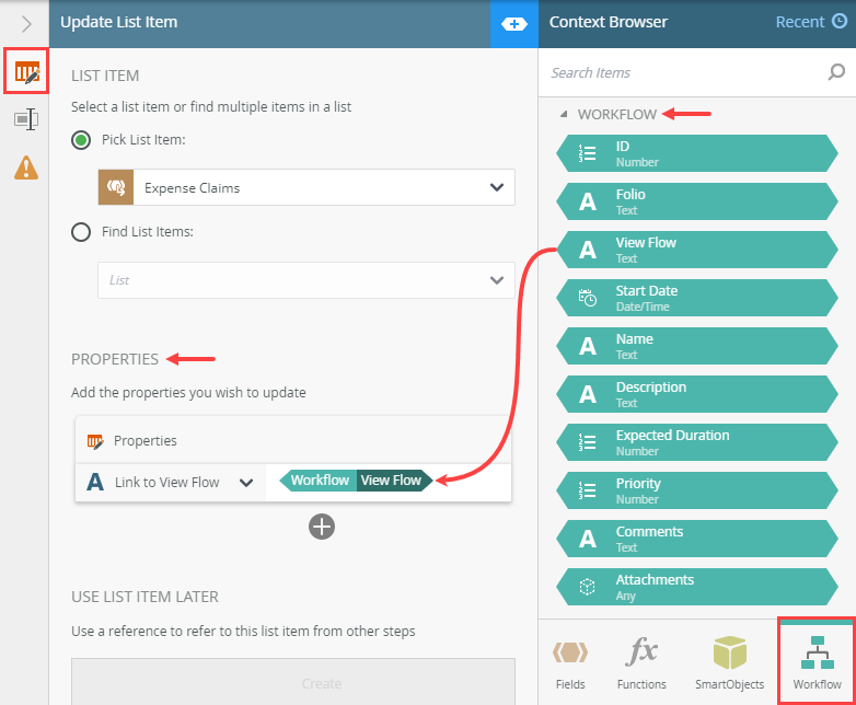 View Flow Variable