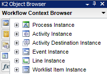 Object Browser - Workflow Context Browser
