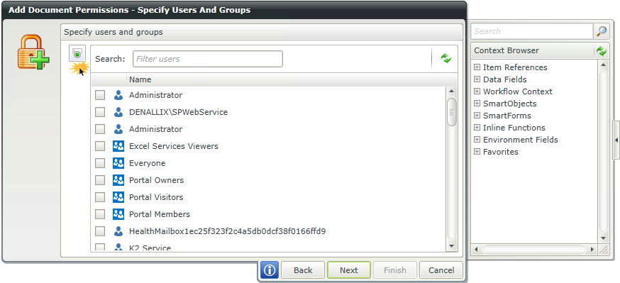 Add Document Permissions