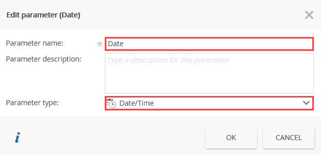 Adding a Parameter