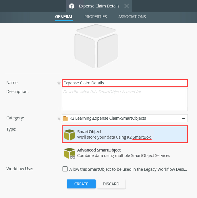 SmartObject General Settings