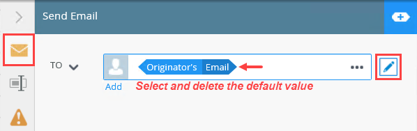 Select and Delete Originator